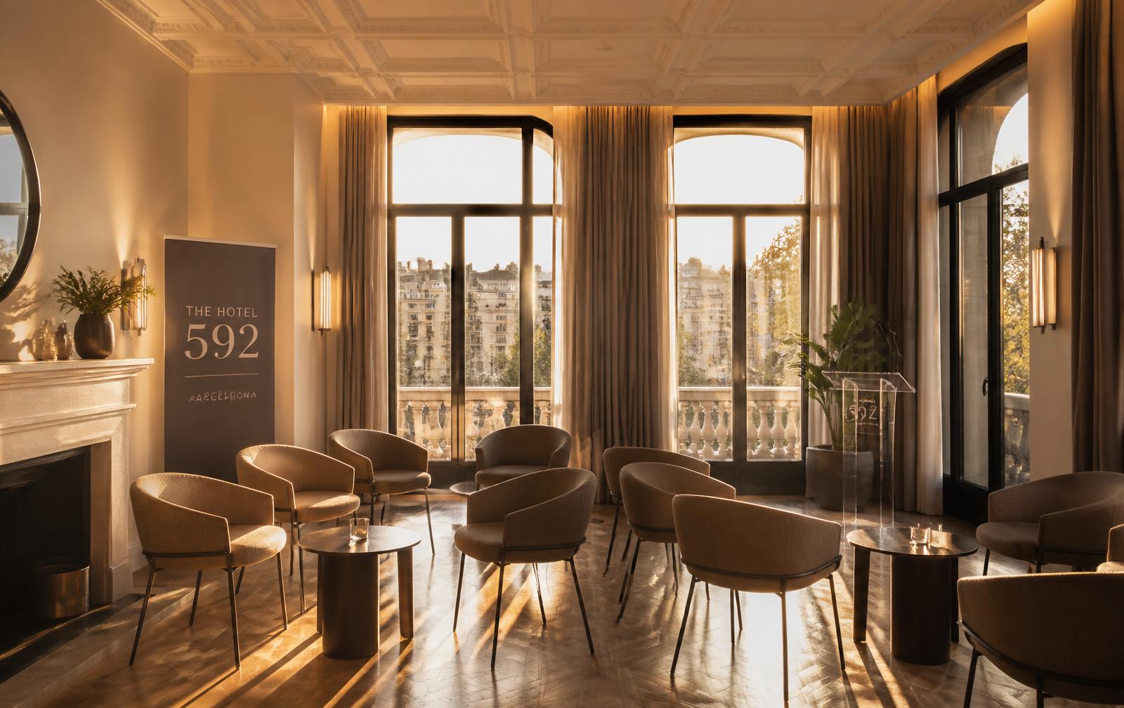 Event room at the Sir Victor Hotel, Barcelona